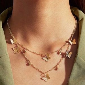 ⭐️3/$30 | Butterfly Pendant Charm Necklace
